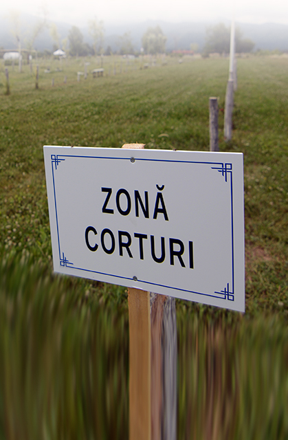 Zona de corturi, camping Gradina Ielelor